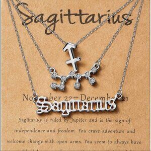 Set Of Sagittarius Necklaces
